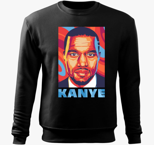 Kanye West pulover s kapuco