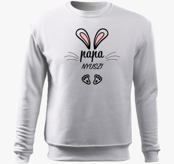 papa nyuszi pulover s kapuco