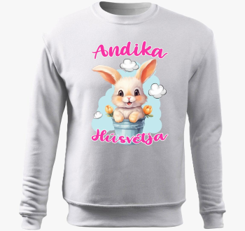 nyuszi gyerek pulover s kapuco