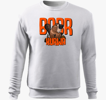Bobr Kurwa smešno pulover s kapuco 1