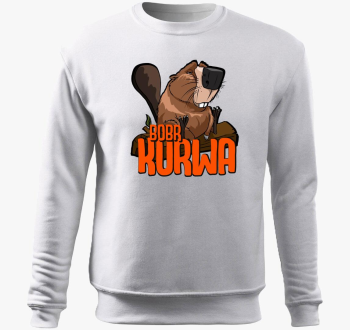 Bobr Kurwa smešno pulover s kapuco 2