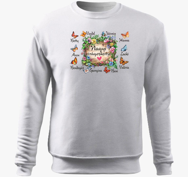 Nagyi sok kis lepke pulover s kapuco