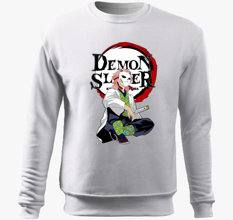 Demon Slayer Sabito pulover s kapuco