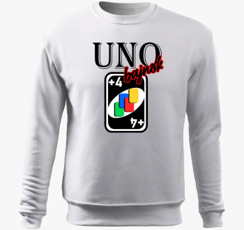 UNO fanatikusoknak pulover s kapuco