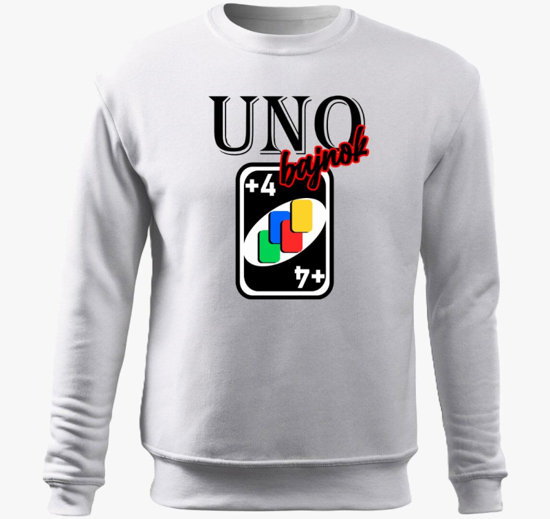 UNO fanatikusoknak pulover s kapuco