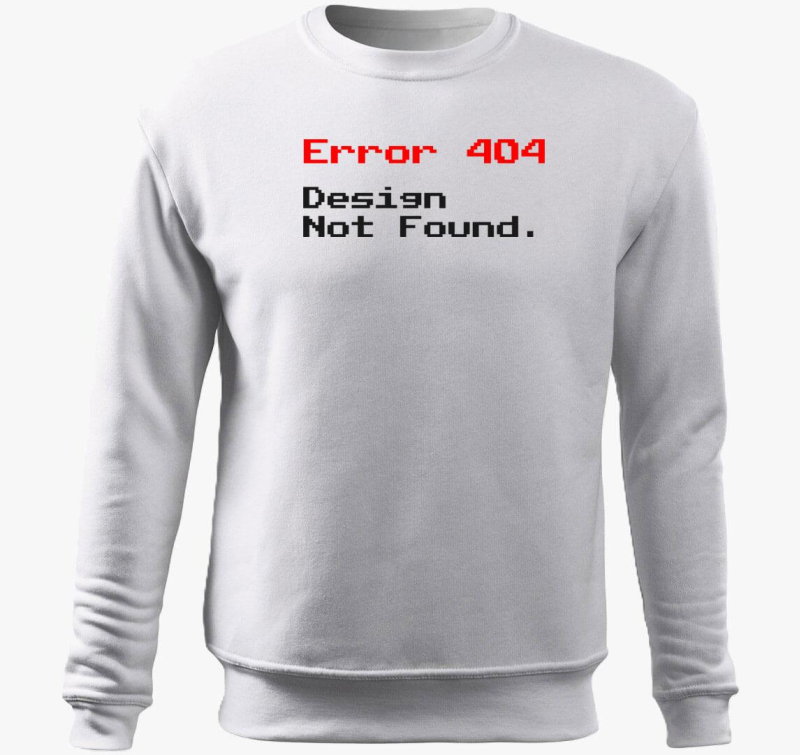 Error 404 Design Not Found pixel pulover s kapuco