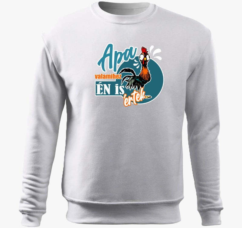 Oče valamire pulover s kapuco