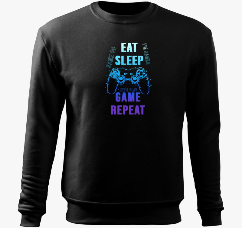 Eat sleep play game repeat pulover s kapuco