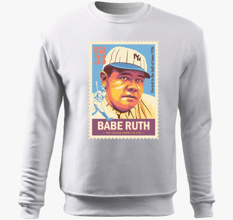 Babe Ruth pulover s kapuco