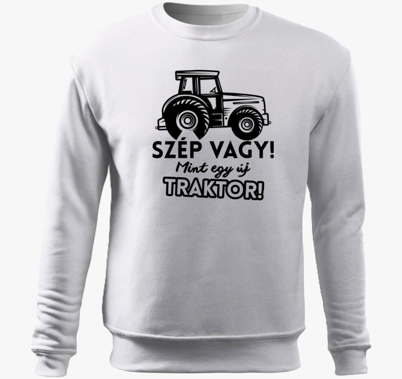 ali kot traktor pulover s kapuco
