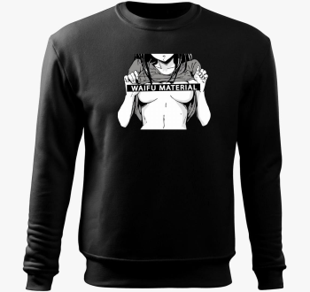 Waifu material pulover s kapuco