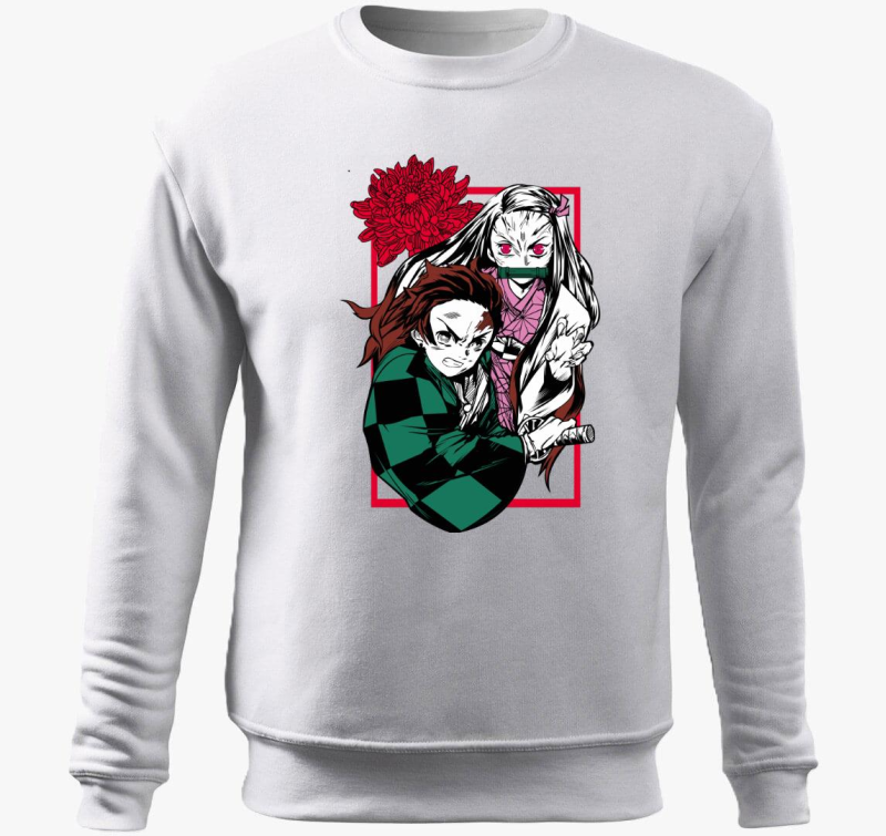 Demon slayer pulover s kapuco