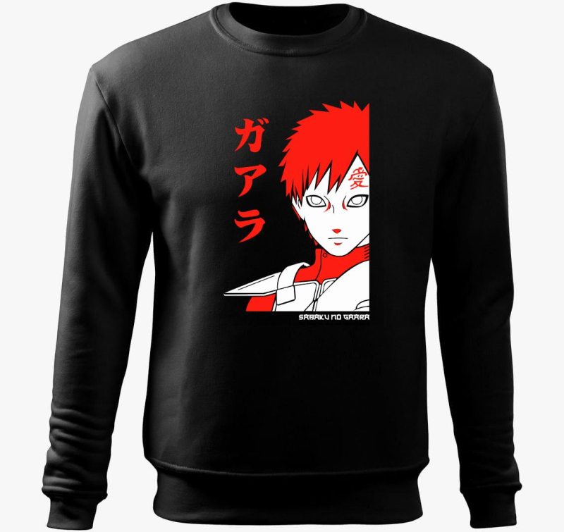 Gaara silhouette pulover s kapuco