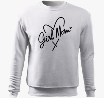 Girl Mom pulover s kapuco