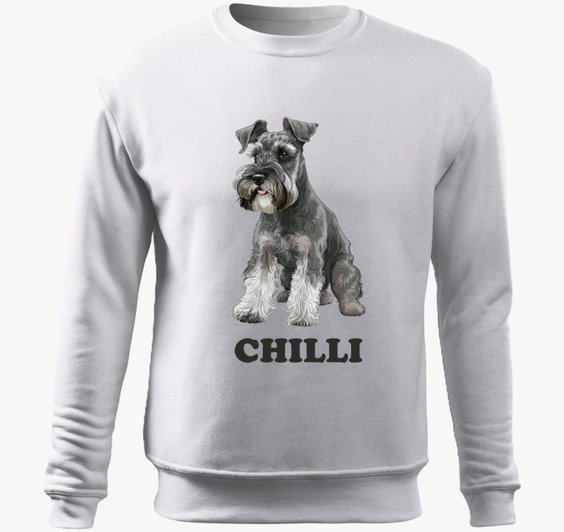 Shnauzer pulover s kapuco