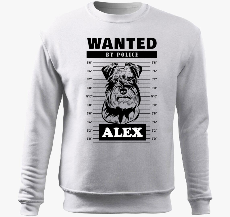 Schnauzer wanted pulover s kapuco