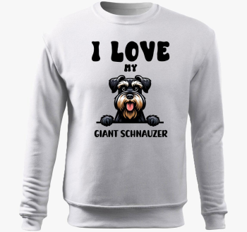 I love my giant schnauzer pulover s kapuco