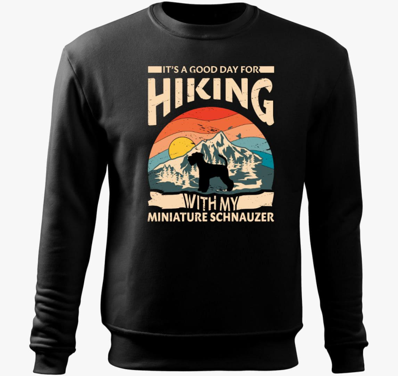 Schnauzer hiking pulover s kapuco