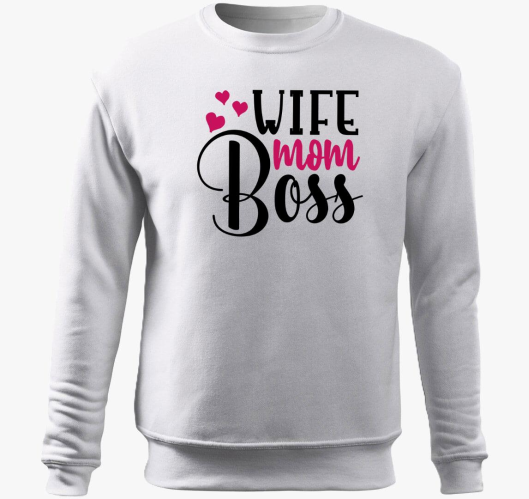 wife mom pulover s kapuco