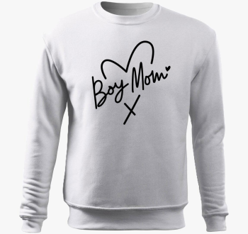 Boy Mom pulover s kapuco