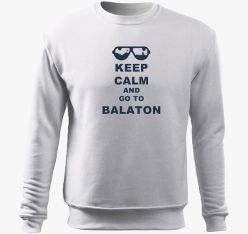 Keep calm and go to Balaton pulover s kapuco
