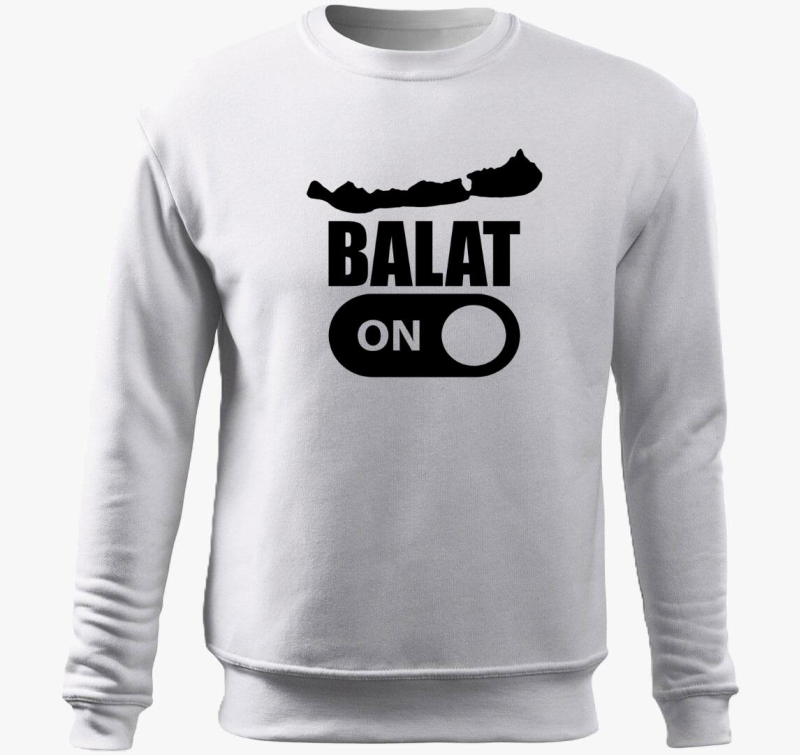 Balat-ON Balaton črna pulover s kapuco