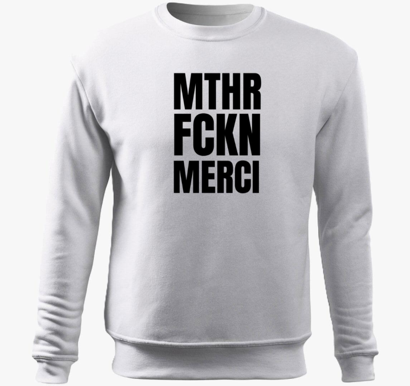 Mthr fckn Merci pulover s kapuco
