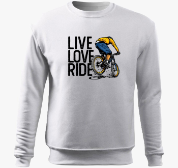 Live love ride pulover s kapuco