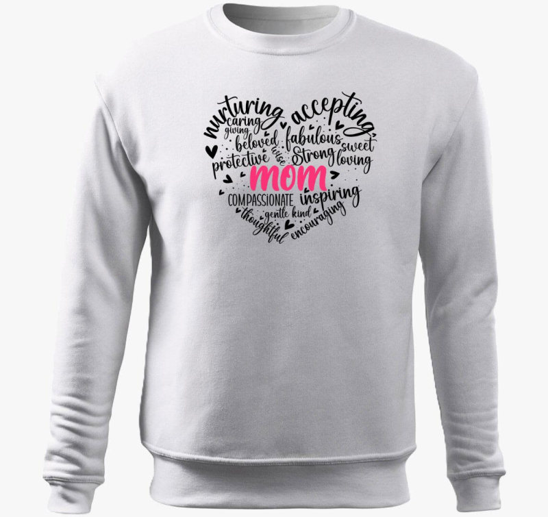 Mom pulover s kapuco