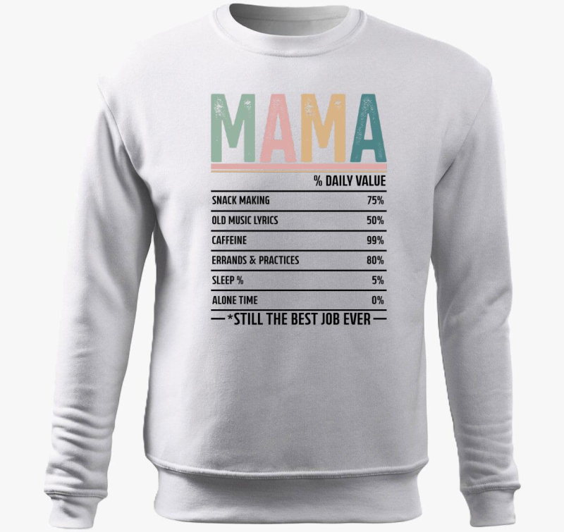 Mama pulover s kapuco