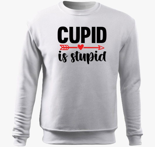 Cupid is stupid pulover s kapu...