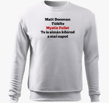 Matt Donovan pulover s kapuco