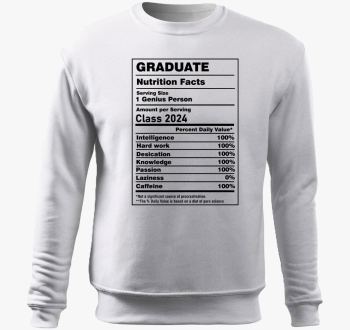 Graduate pulover s kapuco