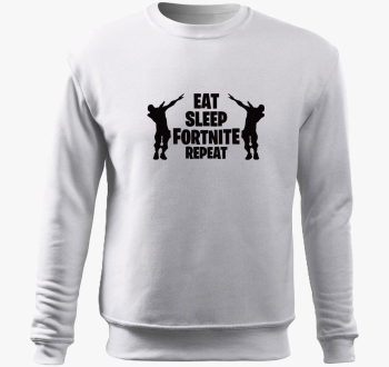 Eat sleep Fortnite repeat gamer pulover s kapuco