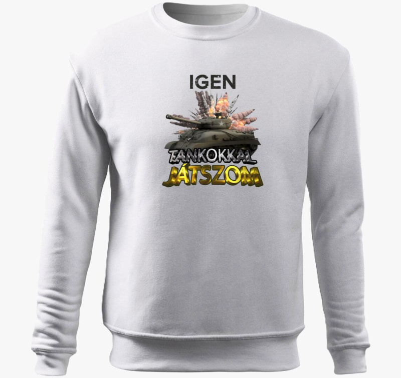 Igen tankokkal pulover s kapuco