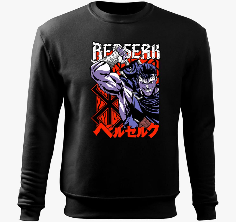 Berserk Guts pulover s kapuco