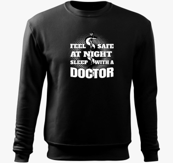 Orvosos pulover s kapuco