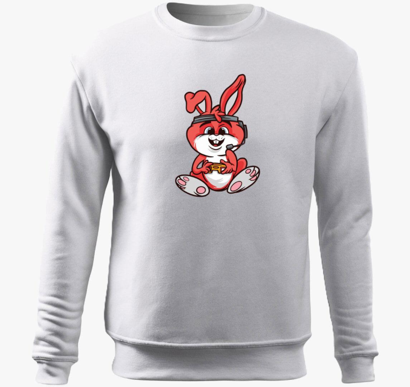 Gamer nyuszi pulover s kapuco