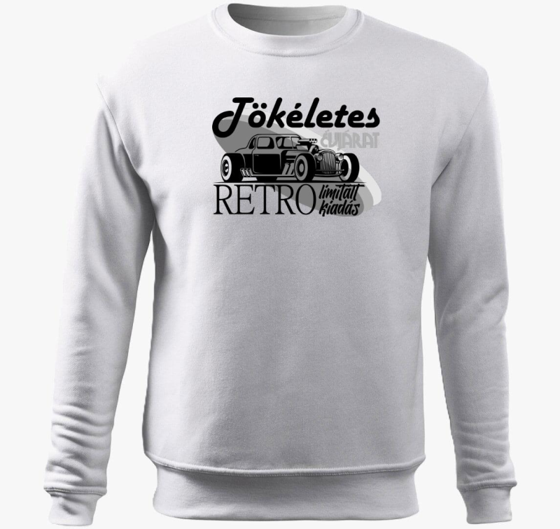 Retro pulover s kapuco