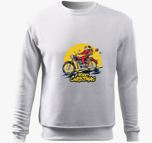 Motoros pulover s kapuco