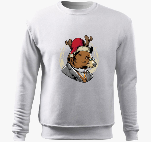 Medve pulover s kapuco