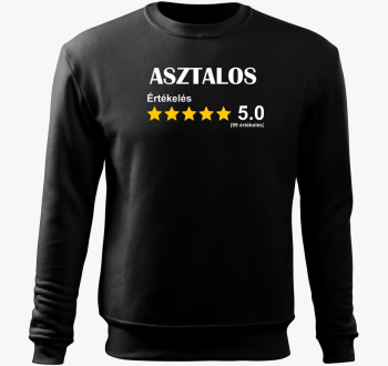 Asztalos pulover s kapuco