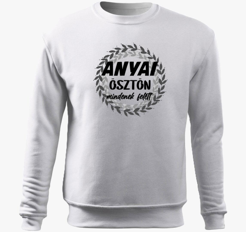 Anyai feliratos pulover s kapuco
