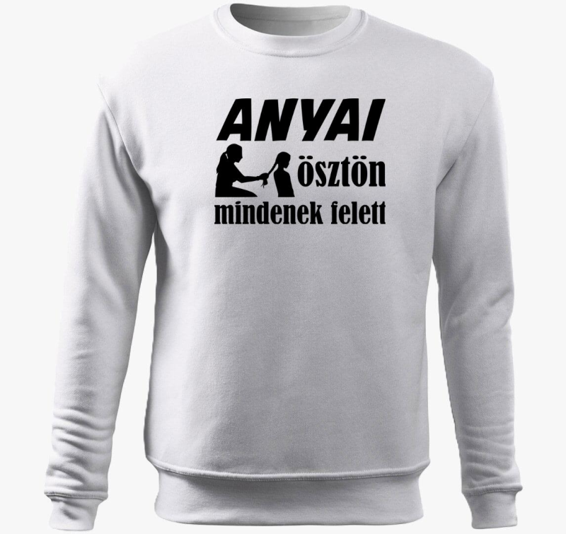 Anyai feliratos pulover s kapuco