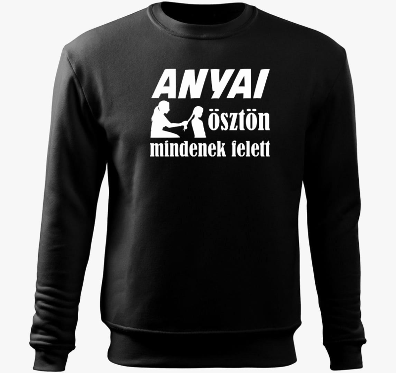 Anyai pulover s kapuco