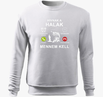 halak mennem kell pulover s kapuco