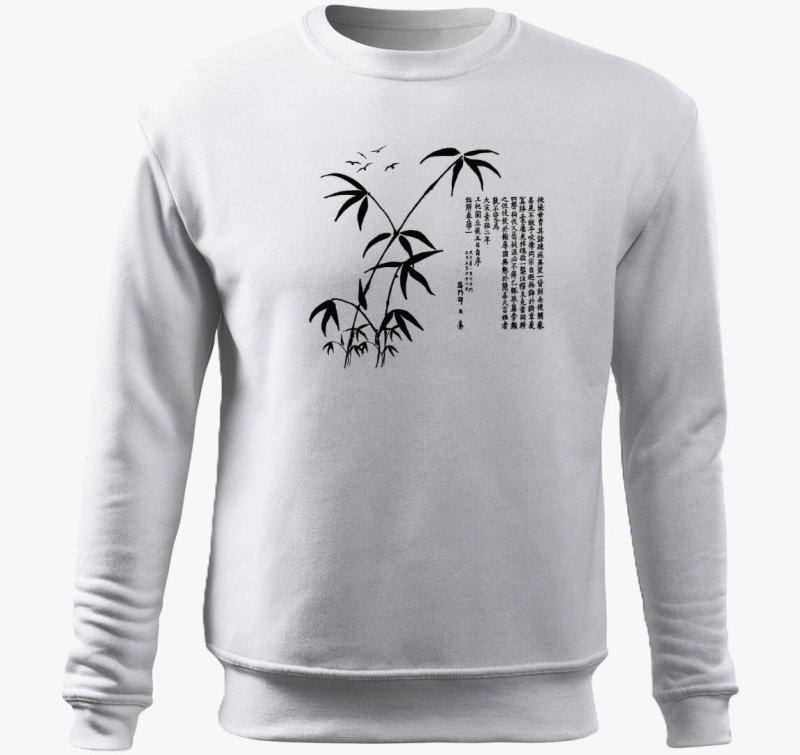 Bambusz pulover s kapuco