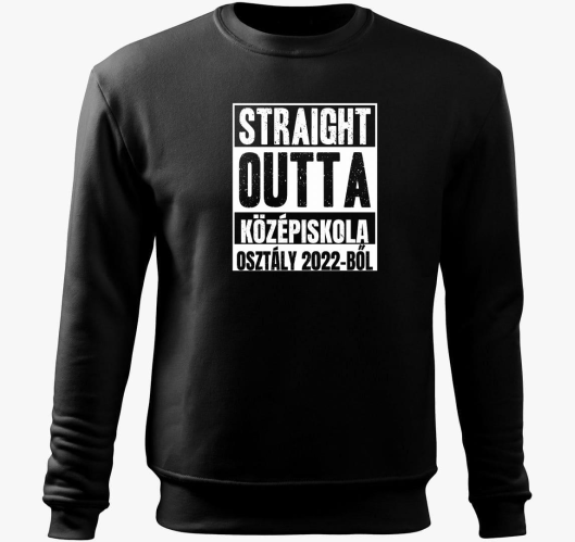 Straight outta pulover s kapuc...
