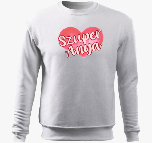 napi Szuper mama pulover s kap...