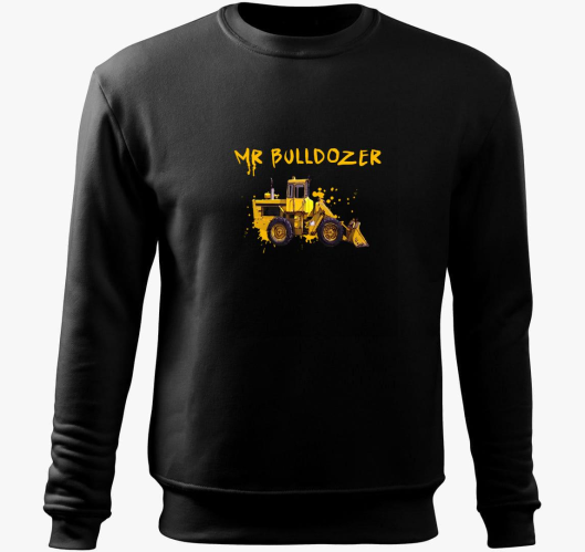 Mr. Bulldozer pulover s kapuco